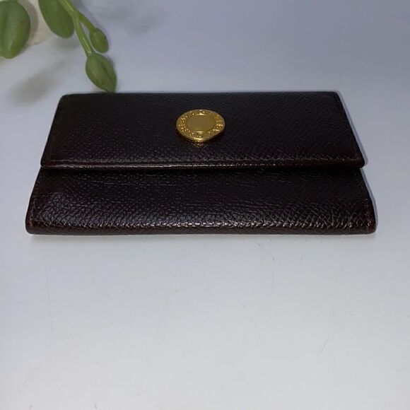 BVLGARI Leather Key Wallet Brown - Picture 5 of 10